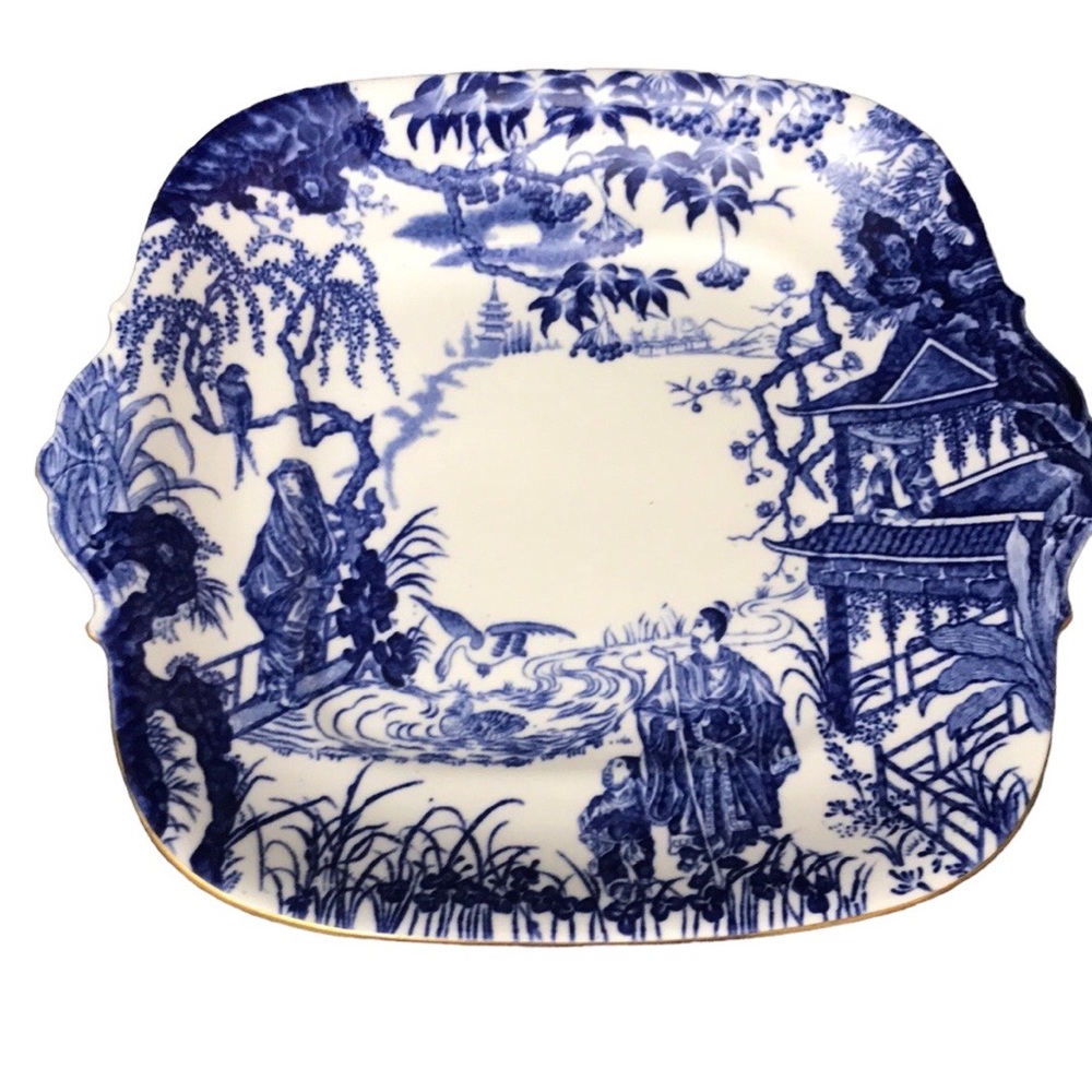 Royal Crown Derby Mikado Cake Plate (antique)